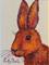 Art: Bunny Portrait by Artist Ulrike 'Ricky' Martin