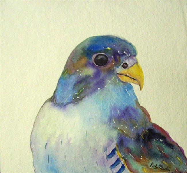 Art: Peregrine Falcon - sold by Artist Ulrike 'Ricky' Martin