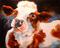 Art: LITTLE COW by Artist Marcia Baldwin