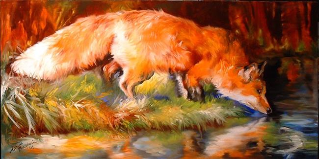 Art: RED FOX 2006 NO.2 by Artist Marcia Baldwin
