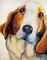 Art: BASSETT FRIEND by Artist Marcia Baldwin