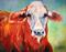 Art: BLUEBELL COW by Artist Marcia Baldwin