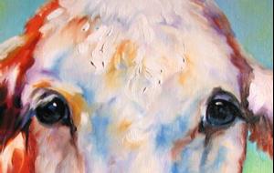 Detail Image for art BLUEBELL COW