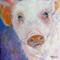 Art: HAIRY LITTLE PIG #3 by Artist Marcia Baldwin