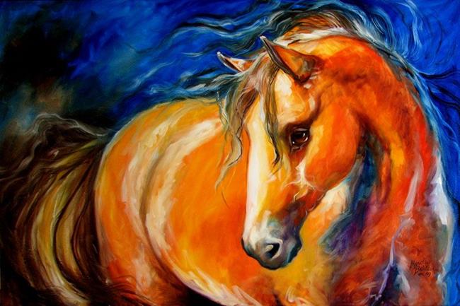 OUT of the BLUE EQUUS - by Marcia Baldwin from Animals