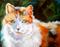 Art: Calli Cat by Artist Marcia Baldwin