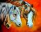 Art: WARRIORS II by Artist Marcia Baldwin