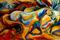 Art: SOUTHWEST SPIRITS II by Artist Marcia Baldwin