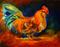 Art: BIG ROOSTER by Artist Marcia Baldwin