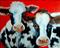Art: MY 2 FAT COWS by Artist Marcia Baldwin