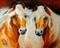 Art: THE TWINS by Artist Marcia Baldwin
