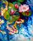 Art: KOI POND & WATERLILY by Artist Marcia Baldwin