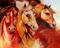 Art: 3 MUSTANGS by Artist Marcia Baldwin