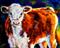 Art: CALF by Artist Marcia Baldwin
