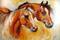 Art: MARE & STALLION by Artist Marcia Baldwin