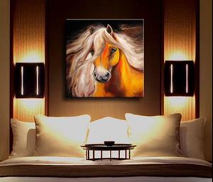 Detail Image for art PALOMINO SADDLEBRED