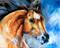 Art: THE BAY STALLION by Artist Marcia Baldwin