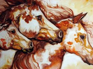 Detail Image for art TOBIANO HORSE TRIO