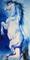 Art: THE BLUE ROAN by Artist Marcia Baldwin