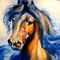 Art: MY FRIESIAN BEAUTY ~ EQUINE ART SERIES by Artist Marcia Baldwin