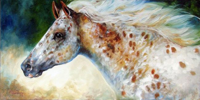 Art: APPALOOSA SPIRIT by Artist Marcia Baldwin