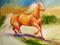 Art: PALOMINO RUN by Artist Marcia Baldwin