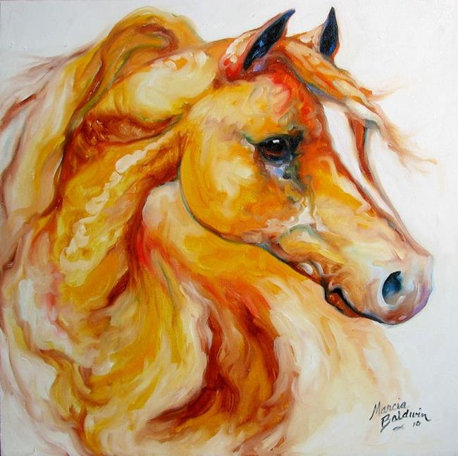 Art: GOLD ARABIAN by Artist Marcia Baldwin