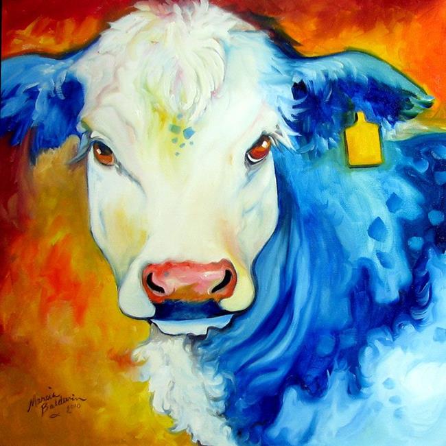 BLUE BULL by Marcia Baldwin from Animals