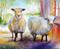 Art: PASTEL SHEEP FARM by Artist Marcia Baldwin