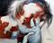 Art: GYPSY VANNER PIEBALD by Artist Marcia Baldwin