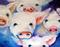 Art: FIVE LITTLE SQUEALS by Artist Marcia Baldwin