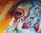Art: WAR HORSE SPIRIT EYE by Artist Marcia Baldwin