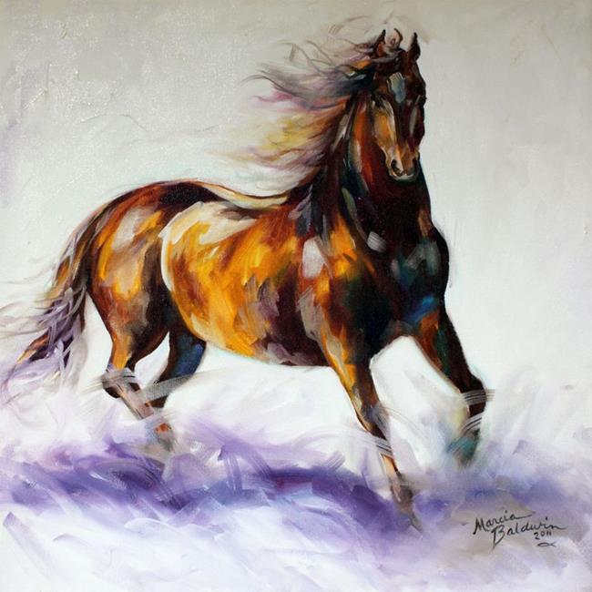 Art: WILD & FREE MUSTANG by Artist Marcia Baldwin