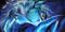 Art: BLUE NIGHT ABSTRACT EQUINE by Artist Marcia Baldwin