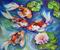 Art: HAPPINESS KOI DANCE by Artist Marcia Baldwin