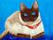 Art: Siamese by Artist Ulrike 'Ricky' Martin