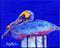 Art: My Blue Pelican - sold by Artist Ulrike 'Ricky' Martin