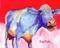 Art: Cow - sold by Artist Ulrike 'Ricky' Martin