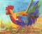 Art: rooster - sold by Artist Ulrike 'Ricky' Martin
