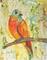 Art: Bird on a Branch by Artist Ulrike 'Ricky' Martin