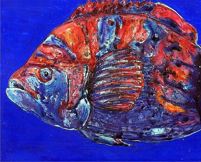 Art: Oscar Fish - sold by Artist Ulrike 'Ricky' Martin