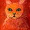 Art: Orange Kitty by Artist Ulrike 'Ricky' Martin