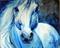 Art: GREY GHOST EQUINE 2016 by Artist Marcia Baldwin