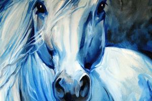 Detail Image for art GREY GHOST EQUINE 2016