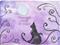 Art: Silver Moon Cat - Sold by Artist Kathleen Ralph