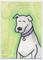 Art: Bowlegged Dog ACEO by Artist Jenny Doss