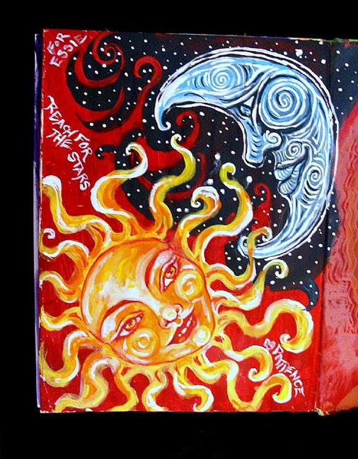 Art: Reach for the Stars: Art Journal Entry by Artist Patience