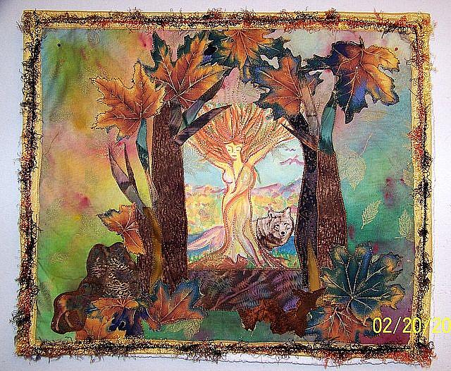 Art: Arboreal Goddess by Artist Karin Elizabeth Weiss