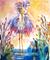 Art: Whimsical Heron No. 2 by Artist Delilah Smith