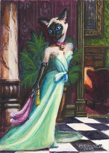 Art: Catsandra by Artist Madeline  Carol Matz